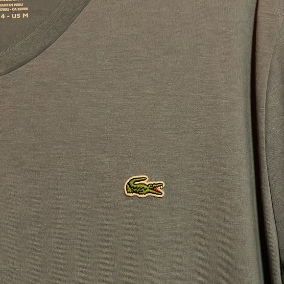 Mens Lacoste V-neck - Picture 3 of 4